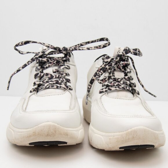 Vionic Aris Trainers Leopard Sneakers Arch Support Tennis Shoes White Size 8 - Picture 4 of 8